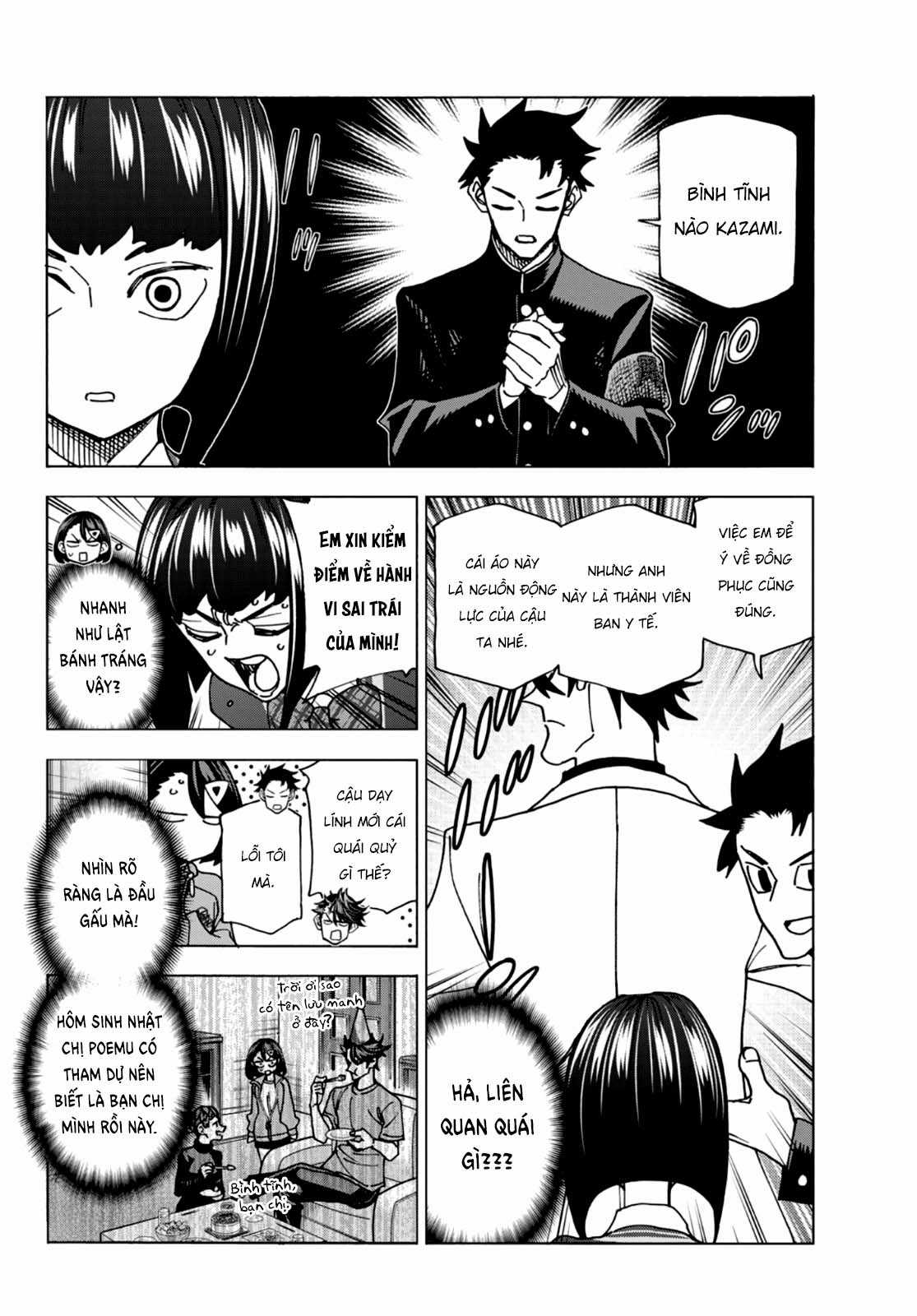 The Story Between a Dumb Prefect and a High School Girl with an Inappropriate Skirt Length Chapter 62 trang 9