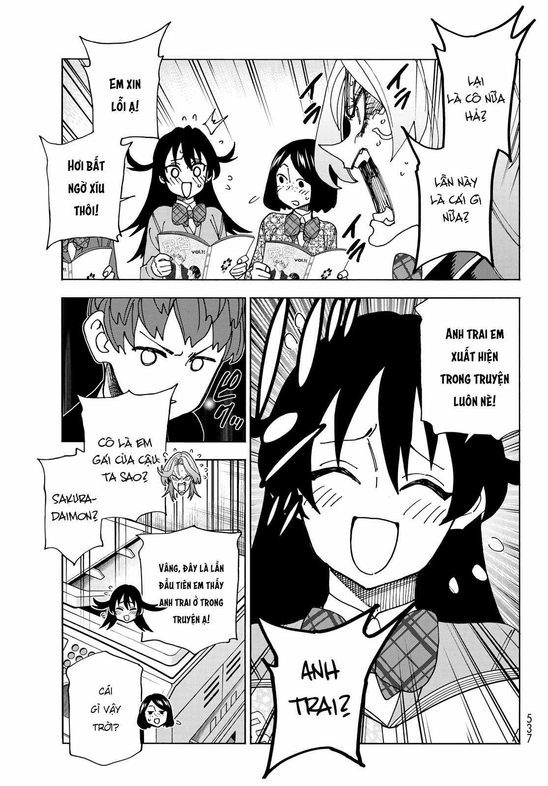 The Story Between a Dumb Prefect and a High School Girl with an Inappropriate Skirt Length Chapter 63 trang 10