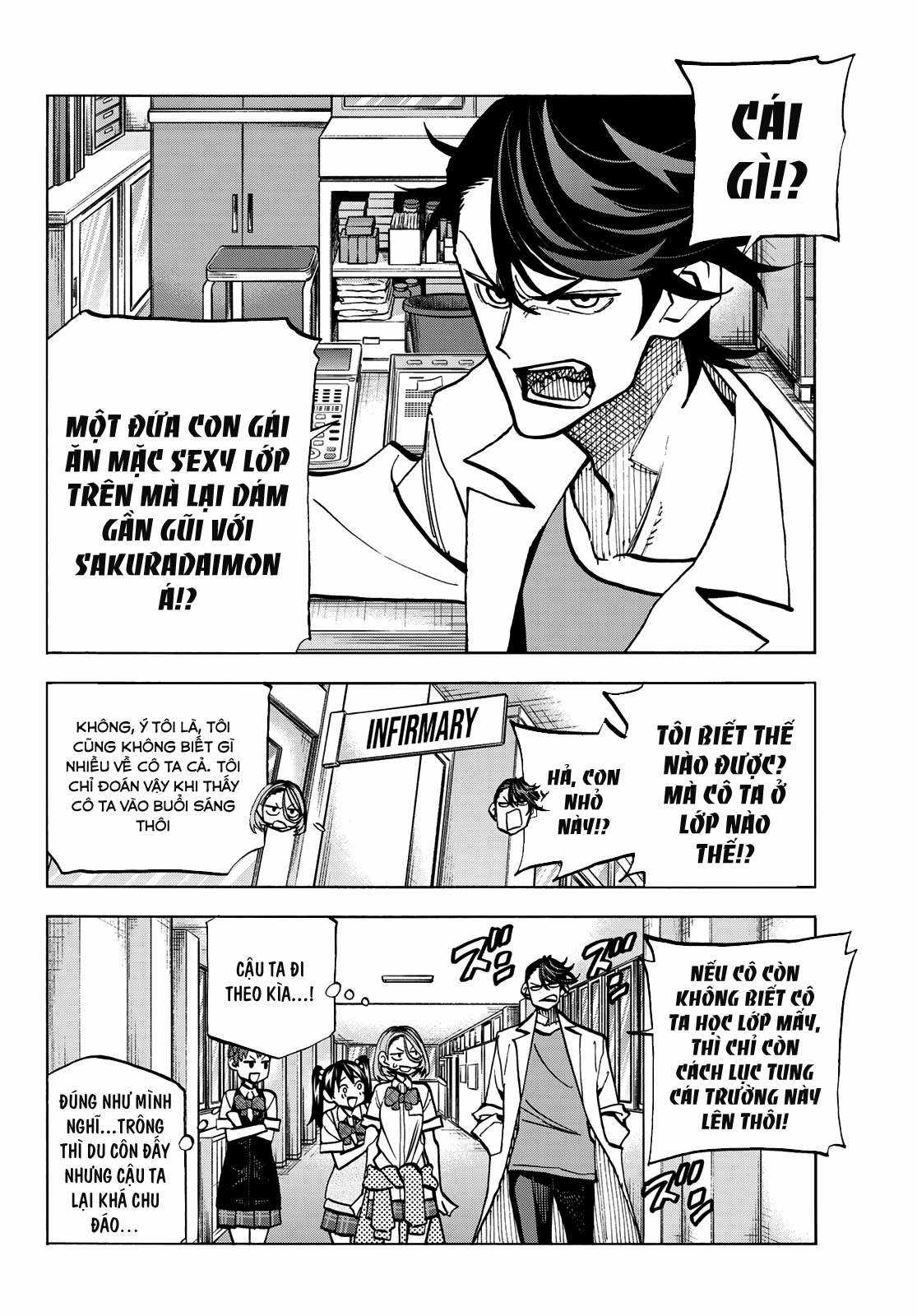 The Story Between a Dumb Prefect and a High School Girl with an Inappropriate Skirt Length Chapter 7 trang 11