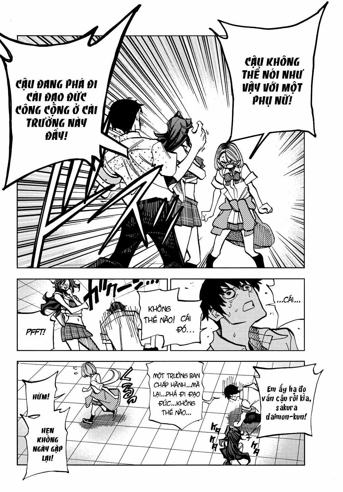 The Story Between a Dumb Prefect and a High School Girl with an Inappropriate Skirt Length Chapter 7 trang 19