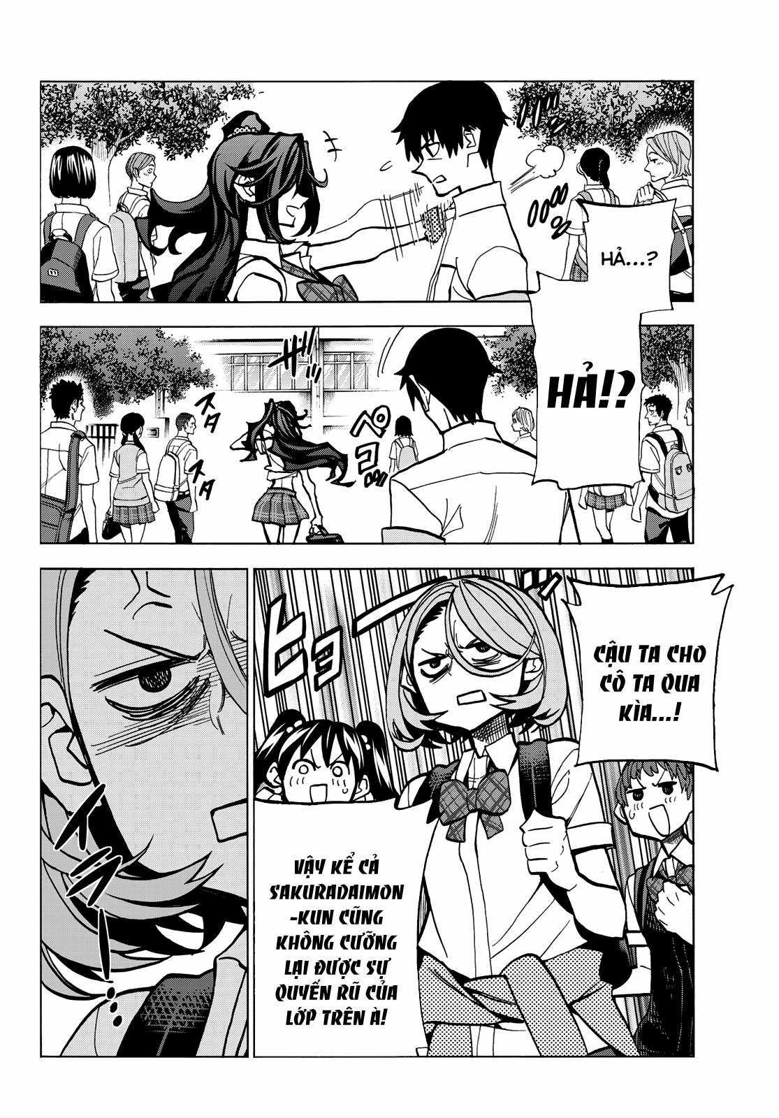 The Story Between a Dumb Prefect and a High School Girl with an Inappropriate Skirt Length Chapter 7 trang 5