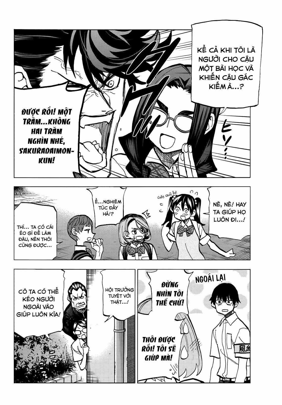 The Story Between a Dumb Prefect and a High School Girl with an Inappropriate Skirt Length Chapter 8 trang 12