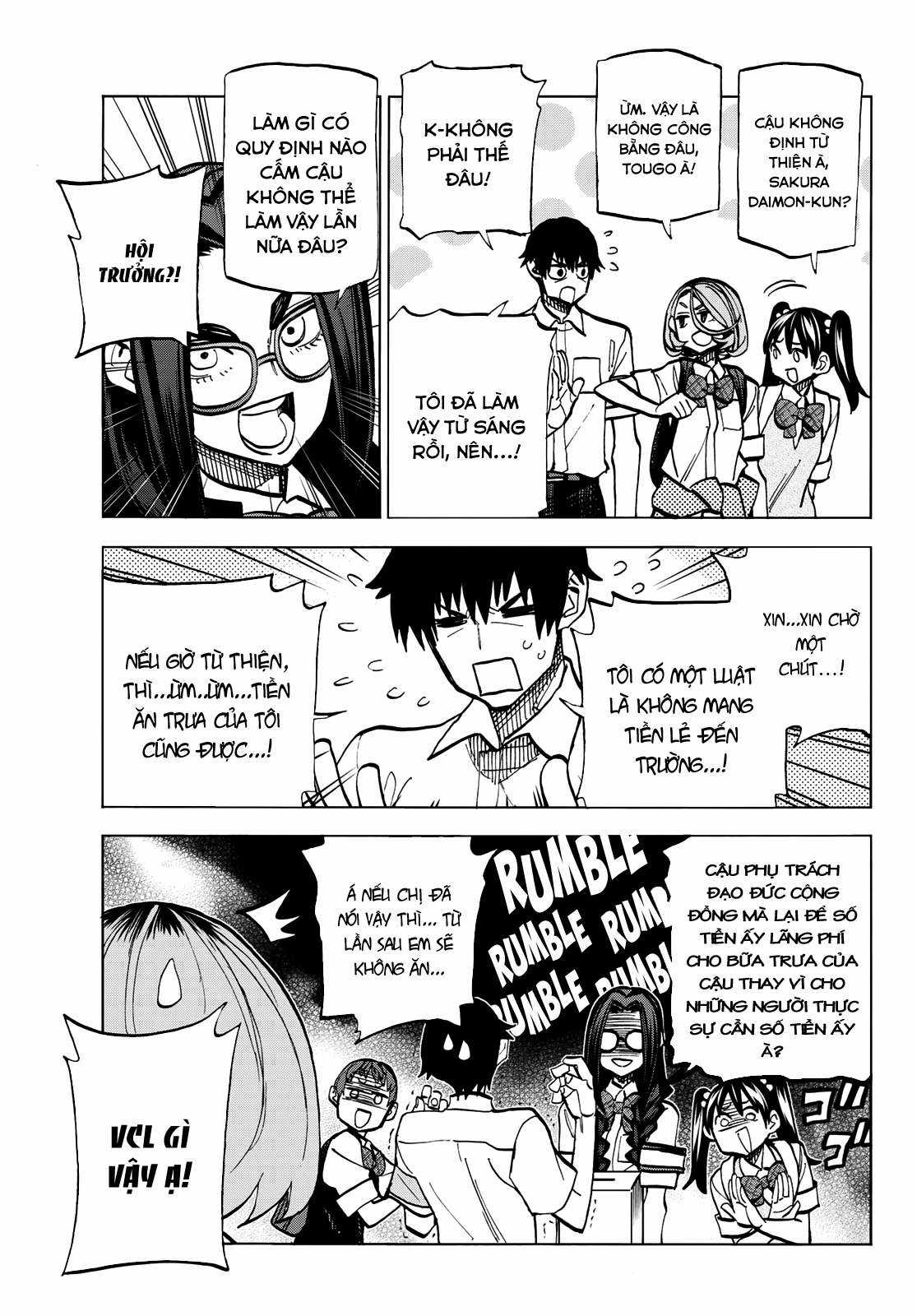 The Story Between a Dumb Prefect and a High School Girl with an Inappropriate Skirt Length Chapter 8 trang 9