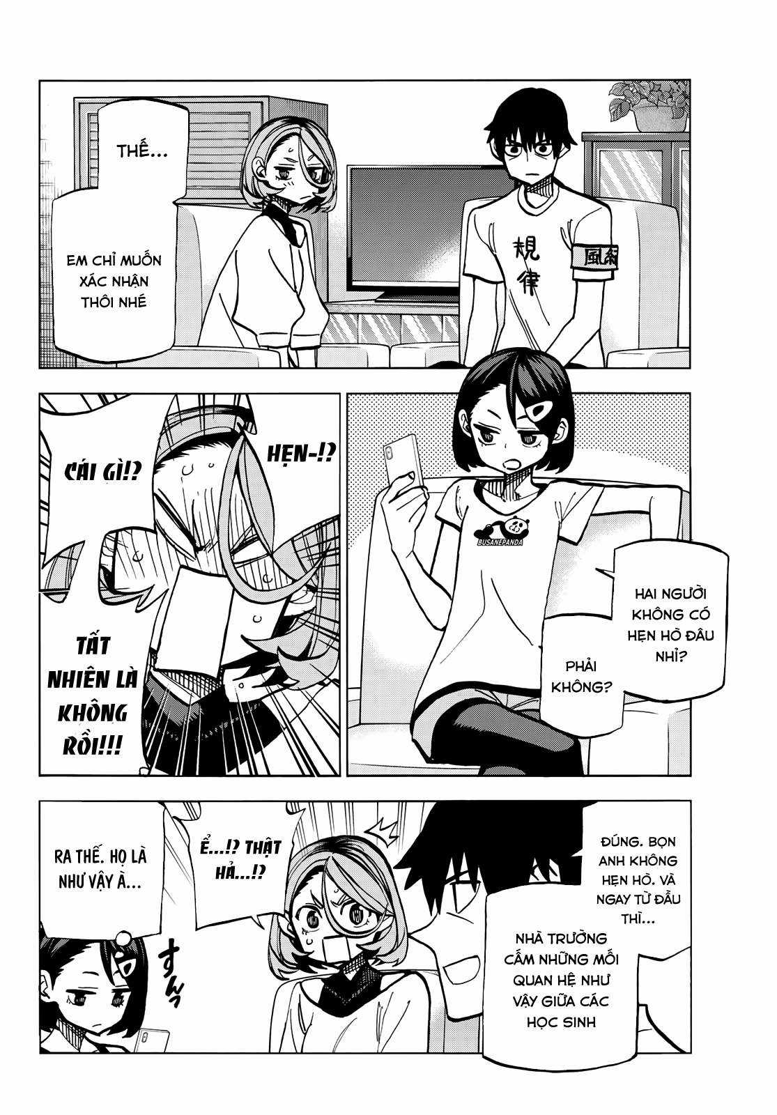 The Story Between a Dumb Prefect and a High School Girl with an Inappropriate Skirt Length Chapter 9 trang 10