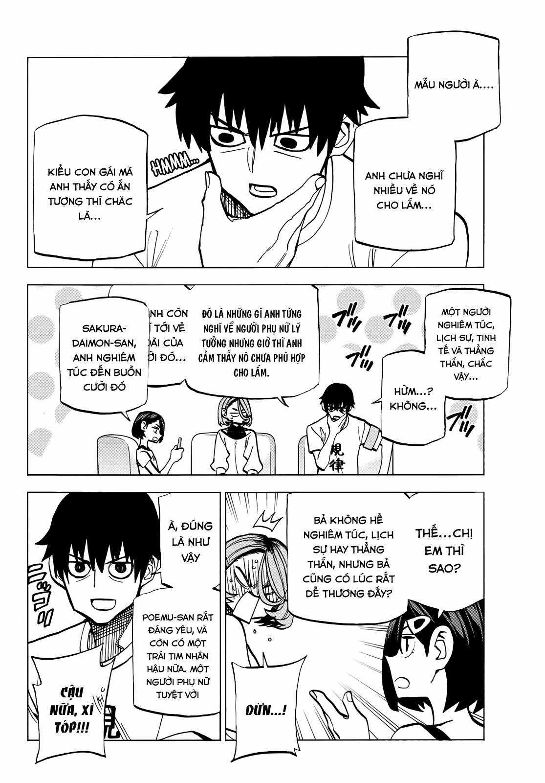 The Story Between a Dumb Prefect and a High School Girl with an Inappropriate Skirt Length Chapter 9 trang 12