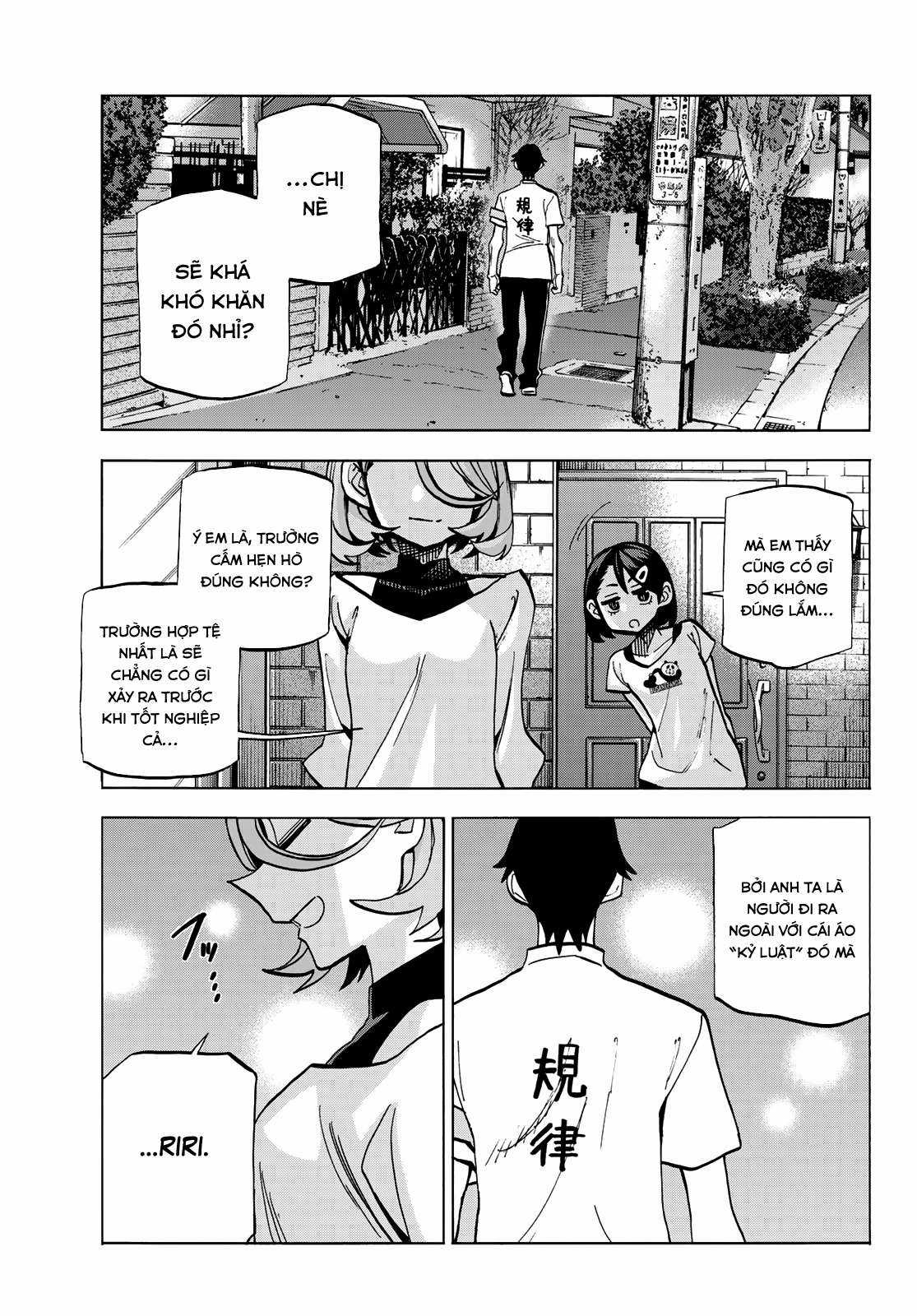 The Story Between a Dumb Prefect and a High School Girl with an Inappropriate Skirt Length Chapter 9 trang 19