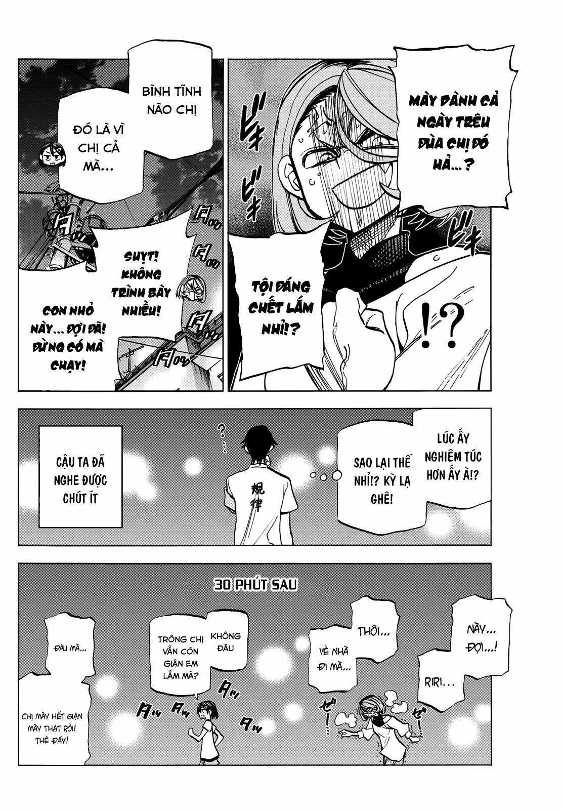 The Story Between a Dumb Prefect and a High School Girl with an Inappropriate Skirt Length Chapter 9 trang 20