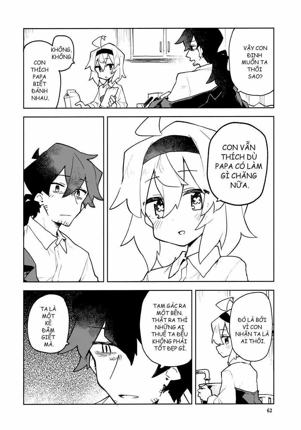 The Story Of A Terrifying Hitman And A Little Girl Chapter 11 trang 2