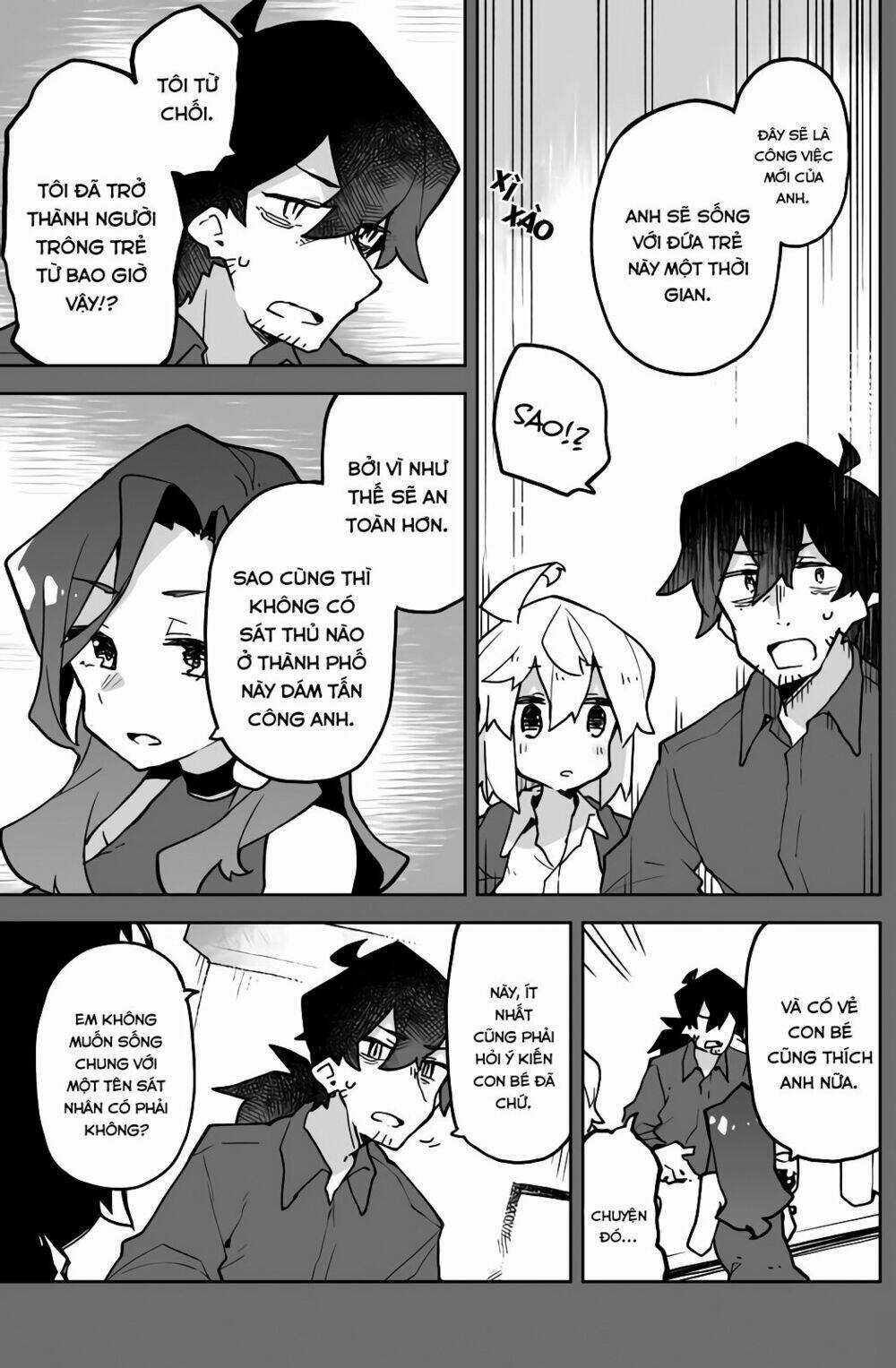 The Story Of A Terrifying Hitman And A Little Girl Chapter 3 trang 3