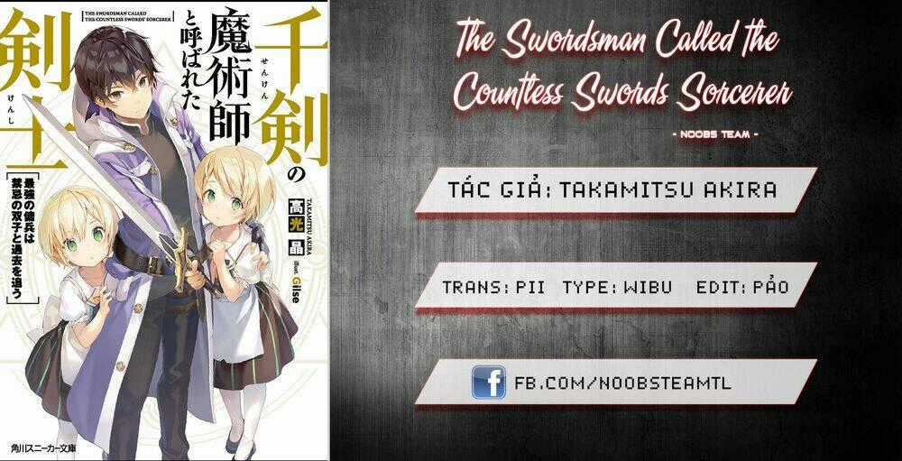 The Swordsman Called The Countless Swords Sorcerer Chapter 1 trang 0