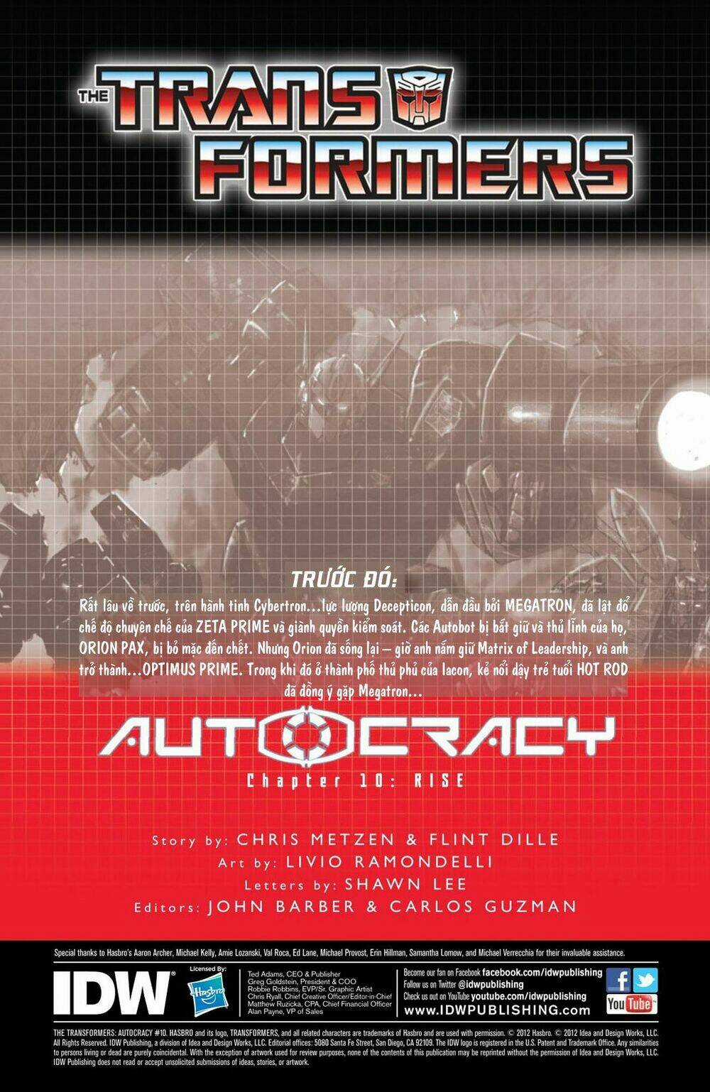 The Tranformers - Autocracy Chapter 10 trang 2