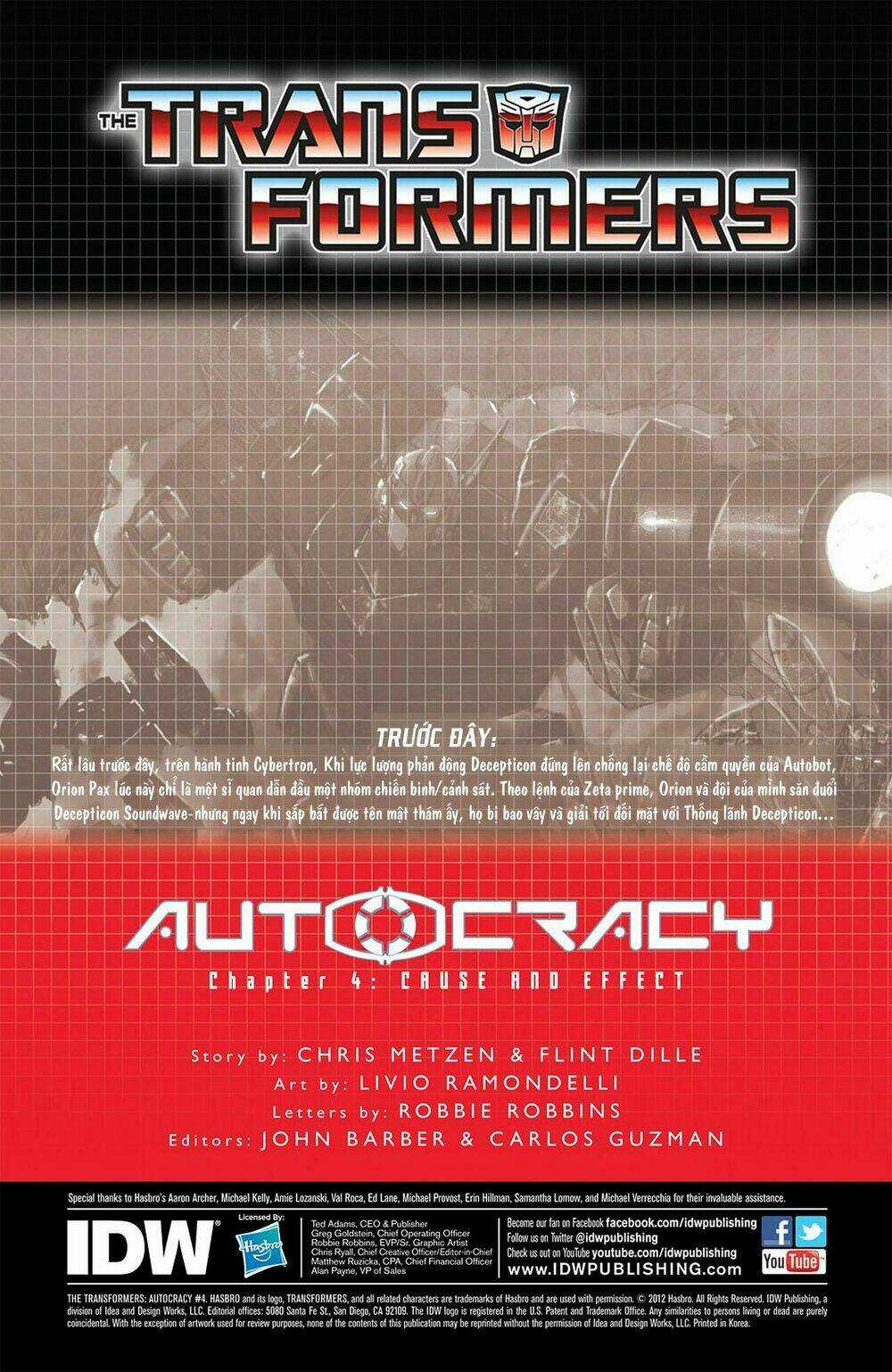 The Tranformers - Autocracy Chapter 4 trang 2