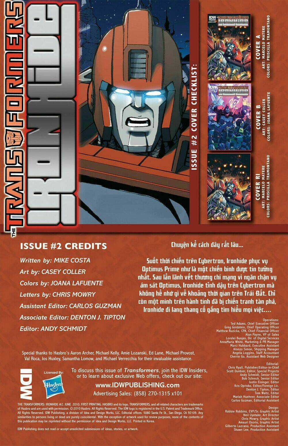 The Transformers: Ironhide Chapter 2 trang 2