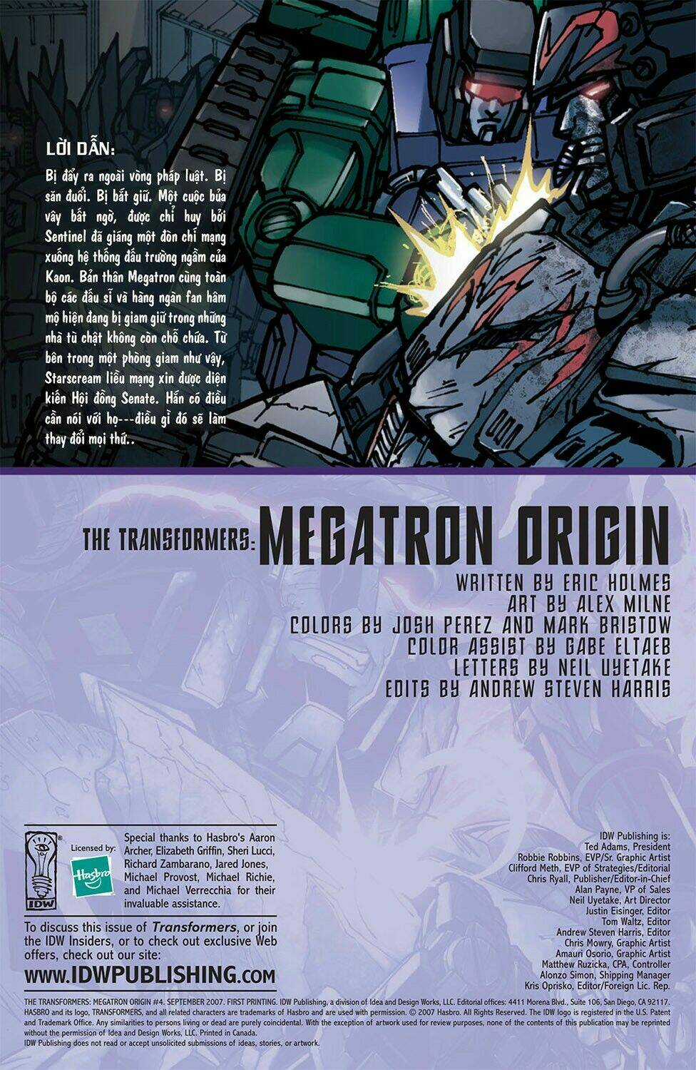 The Transformers: Megatron Origin Chapter 4 trang 3