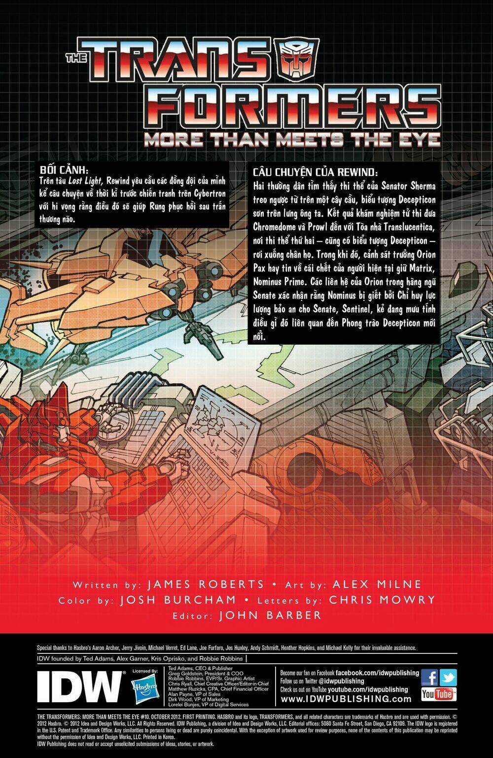 The Transformers: More Than Meets The Eye Chapter 10 trang 2