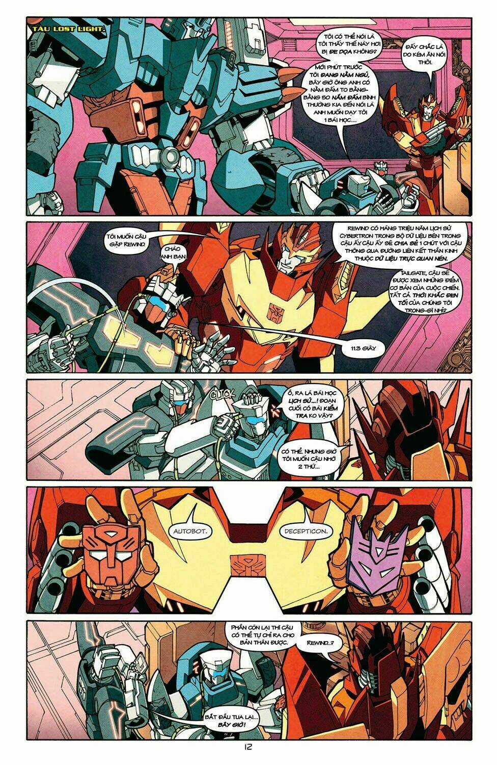 The Transformers: More Than Meets The Eye Chapter 4 trang 12