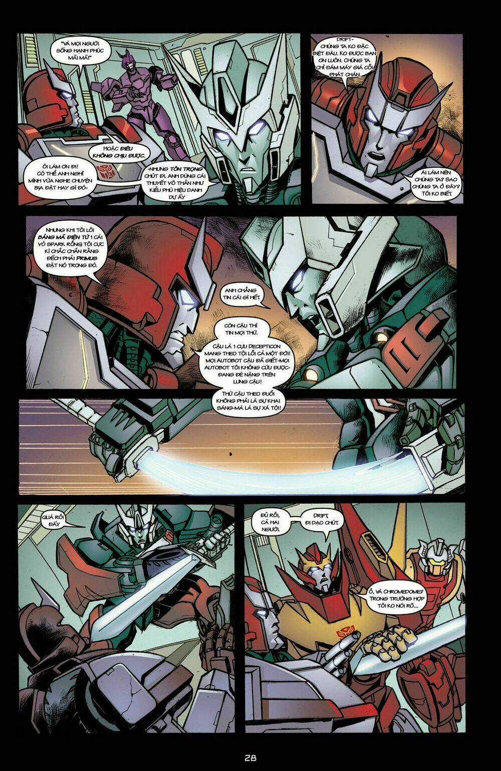 The Transformers: More Than Meets The Eye Chapter 7.1 trang 27
