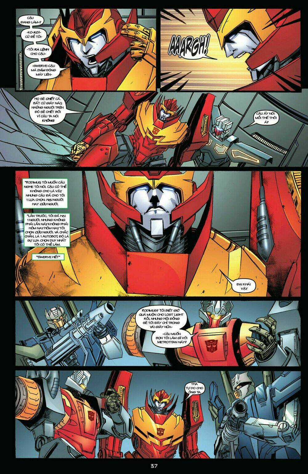 The Transformers: More Than Meets The Eye Chapter 7.1 trang 36