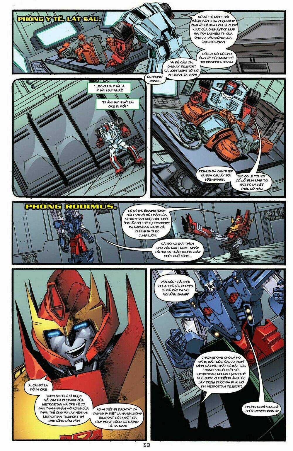 The Transformers: More Than Meets The Eye Chapter 7.1 trang 38