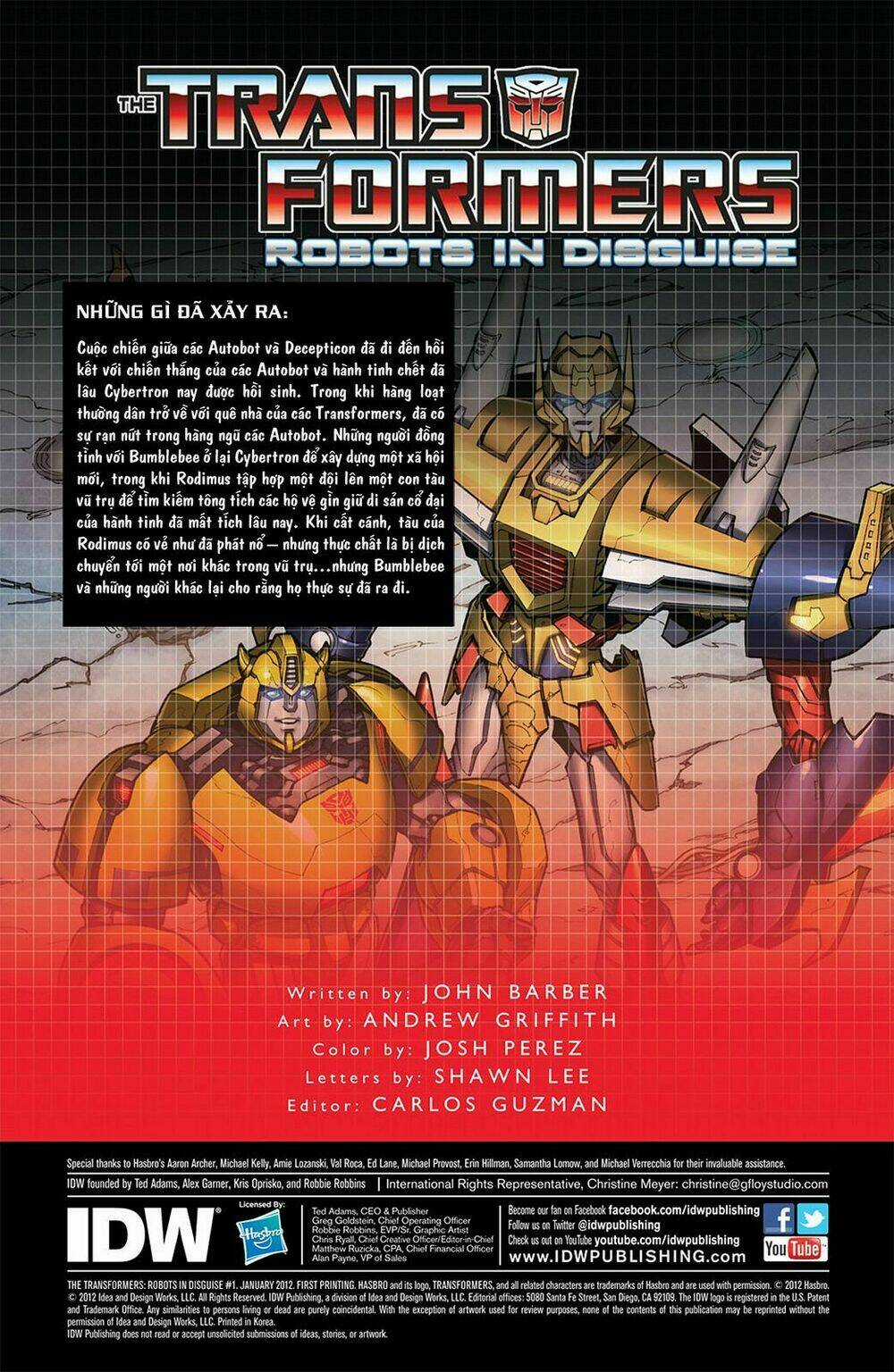 The Transformers: Robots In Disguise Chapter 1 trang 5