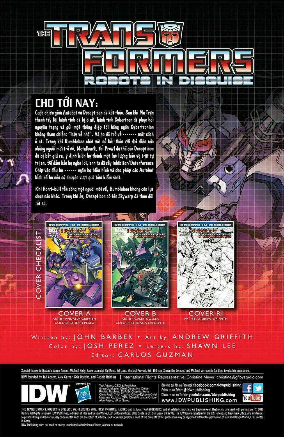 The Transformers: Robots In Disguise Chapter 2 trang 3