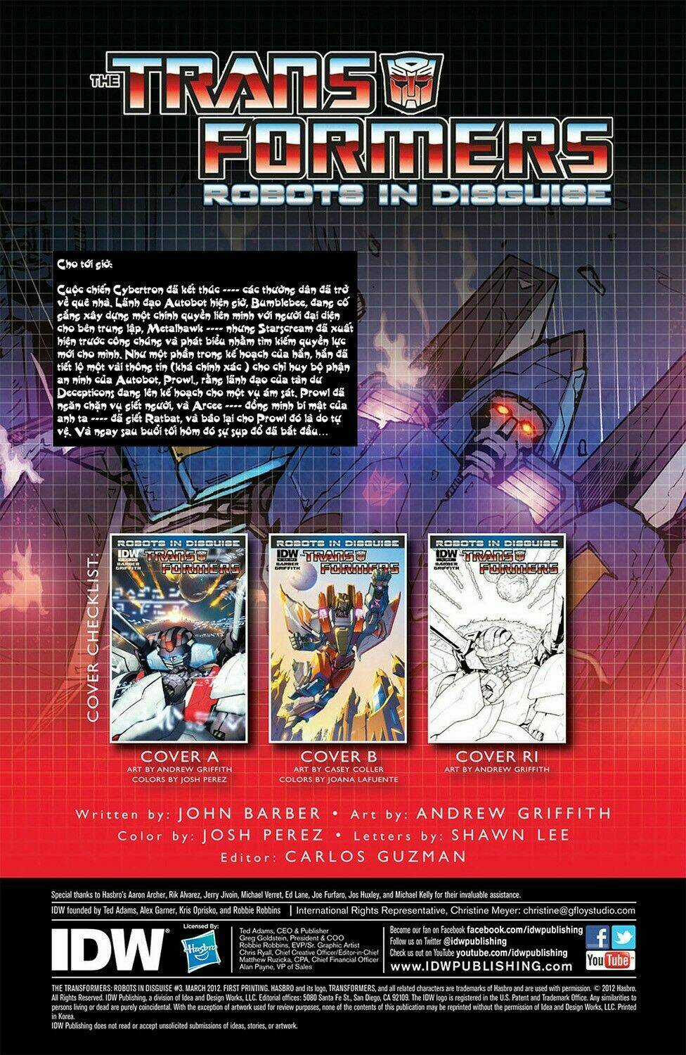 The Transformers: Robots In Disguise Chapter 3 trang 3