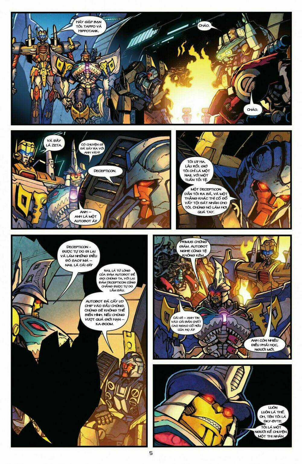 The Transformers: Robots In Disguise Chapter 5 trang 8