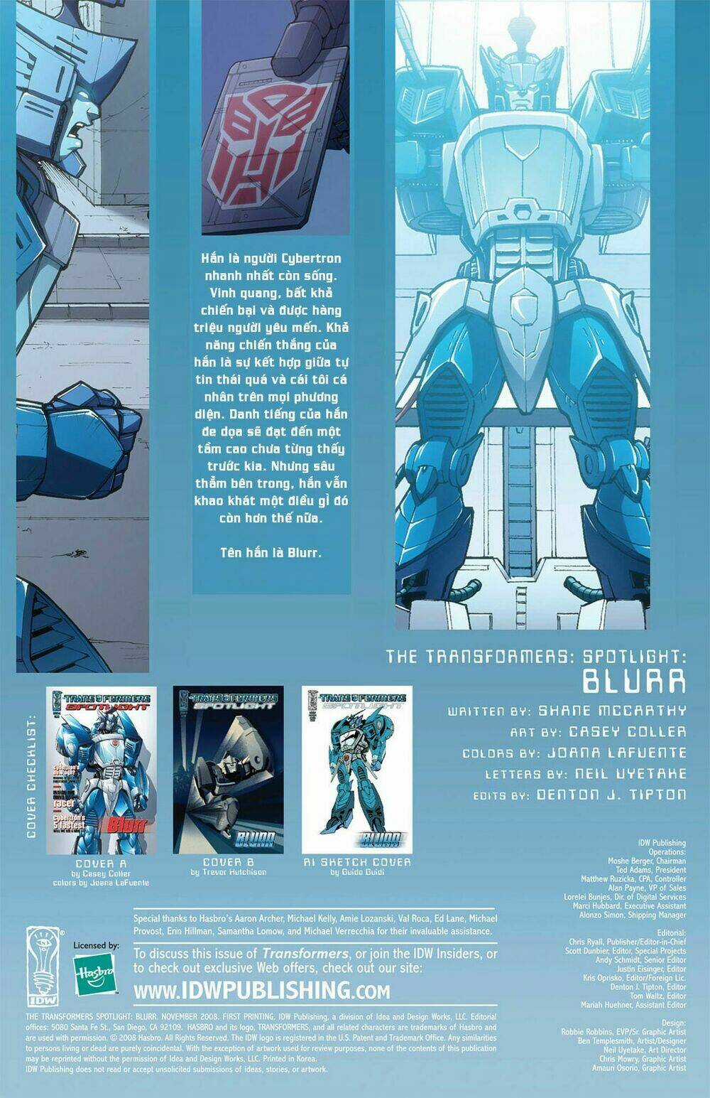 The Transformers Spotlight Chapter 2 trang 3