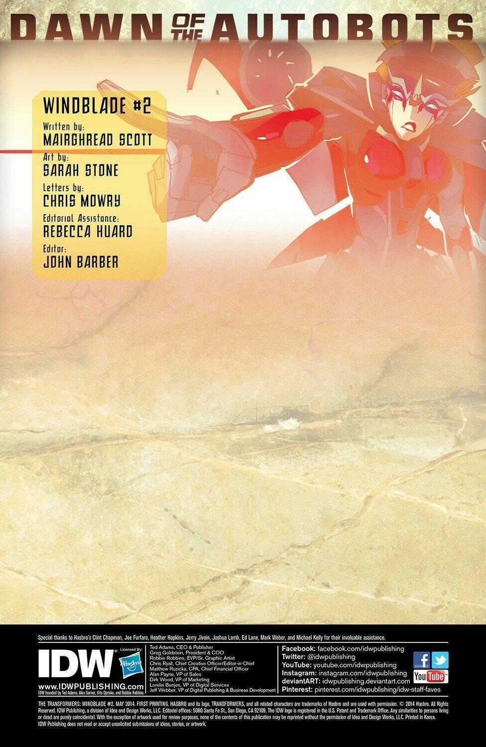 The Transformers: Windblade Chapter 1.2 trang 1