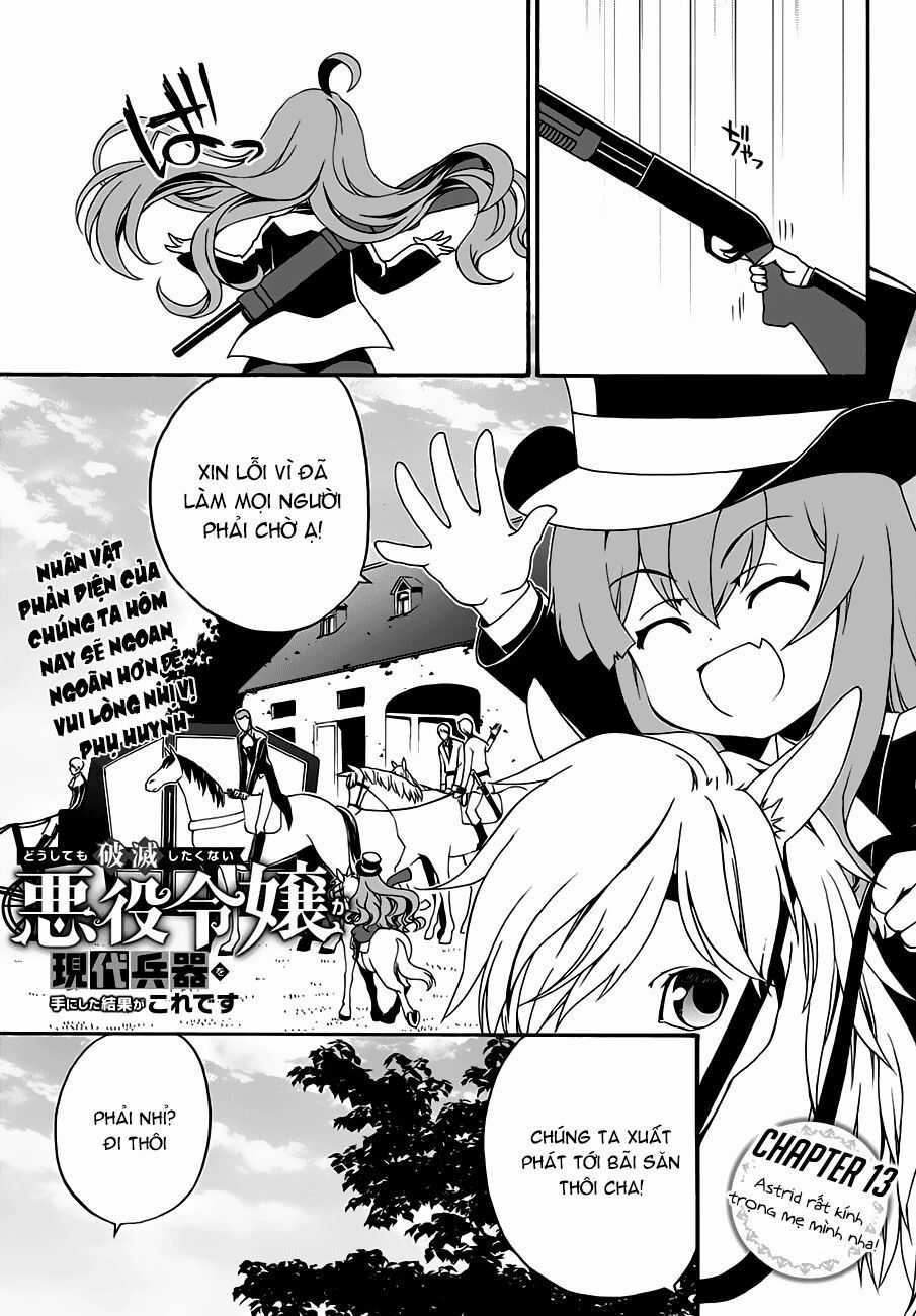 The Villainess Will Crush Her Destruction End Through Modern Firepower Chapter 13 trang 2