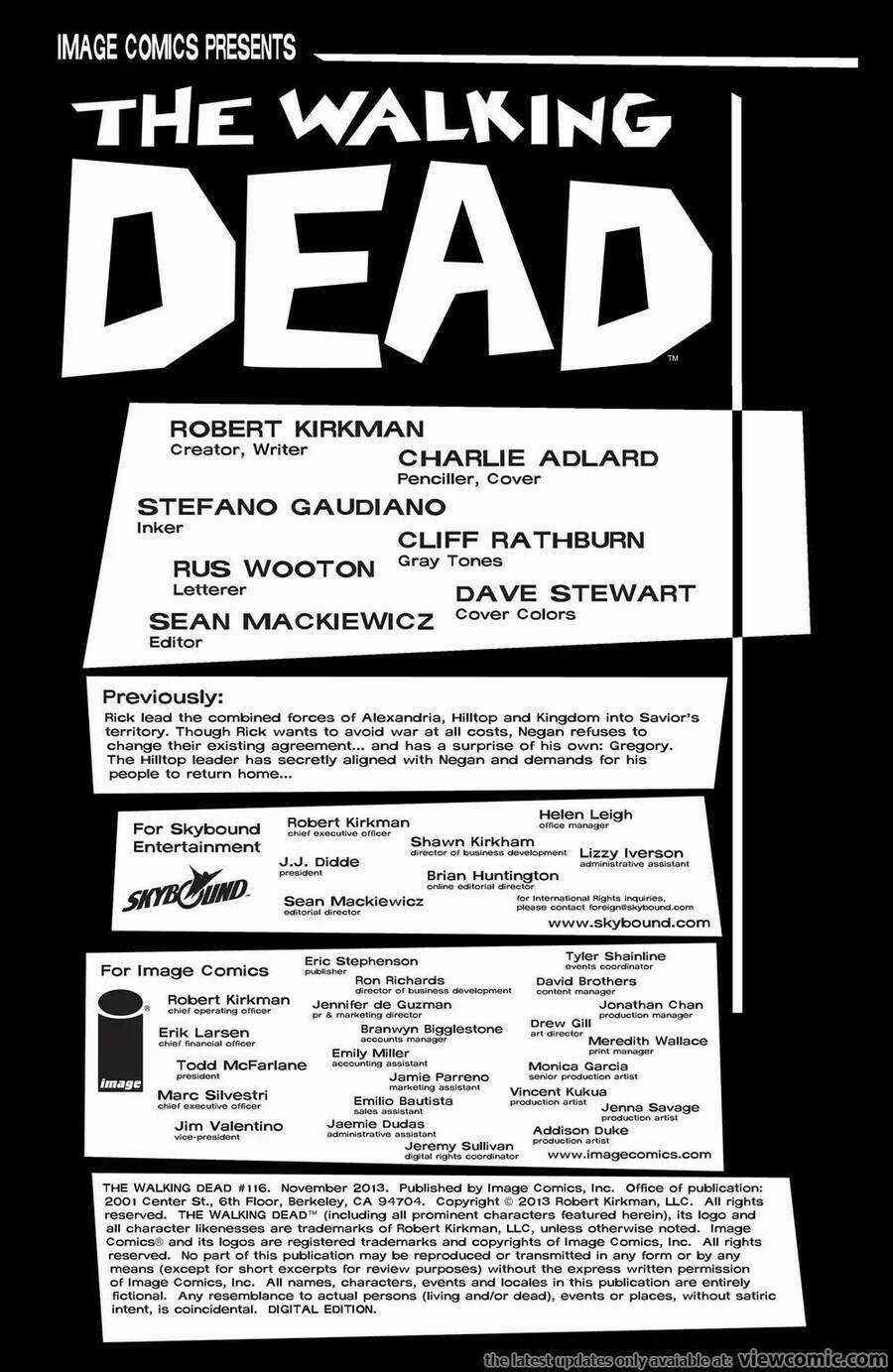 The Walking Dead Chapter 116 trang 2