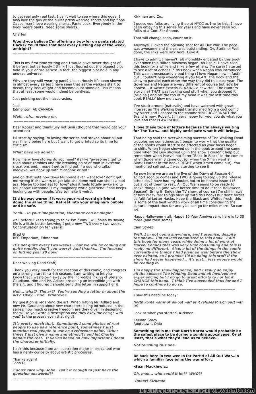 The Walking Dead Chapter 117.5 trang 11