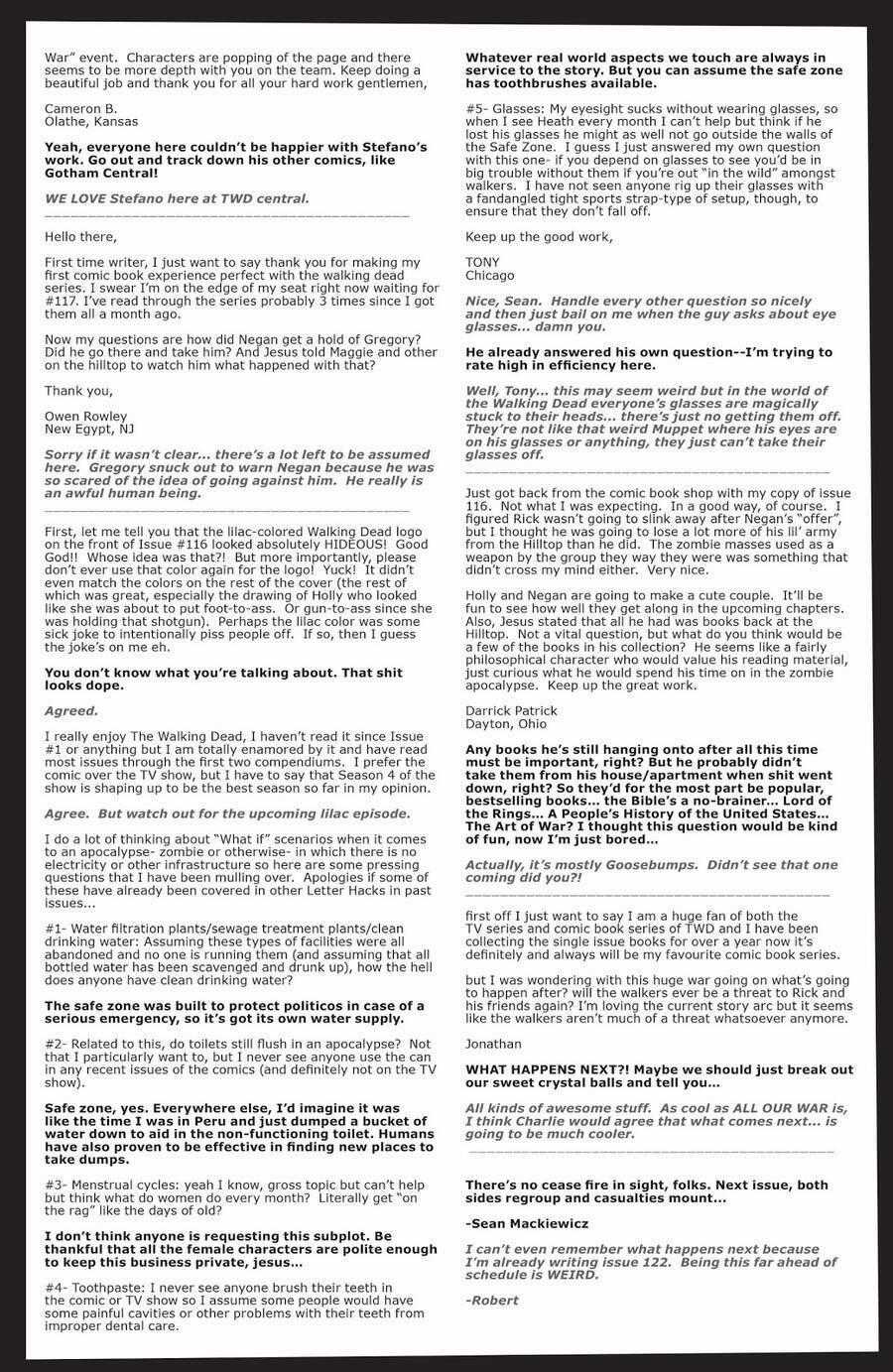 The Walking Dead Chapter 118.5 trang 12