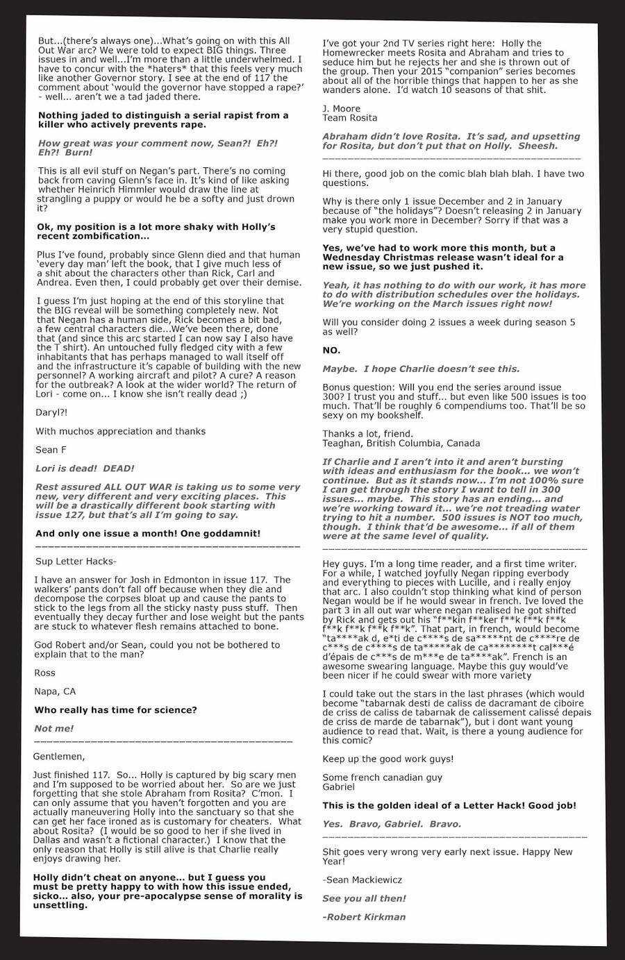 The Walking Dead Chapter 119.5 trang 12