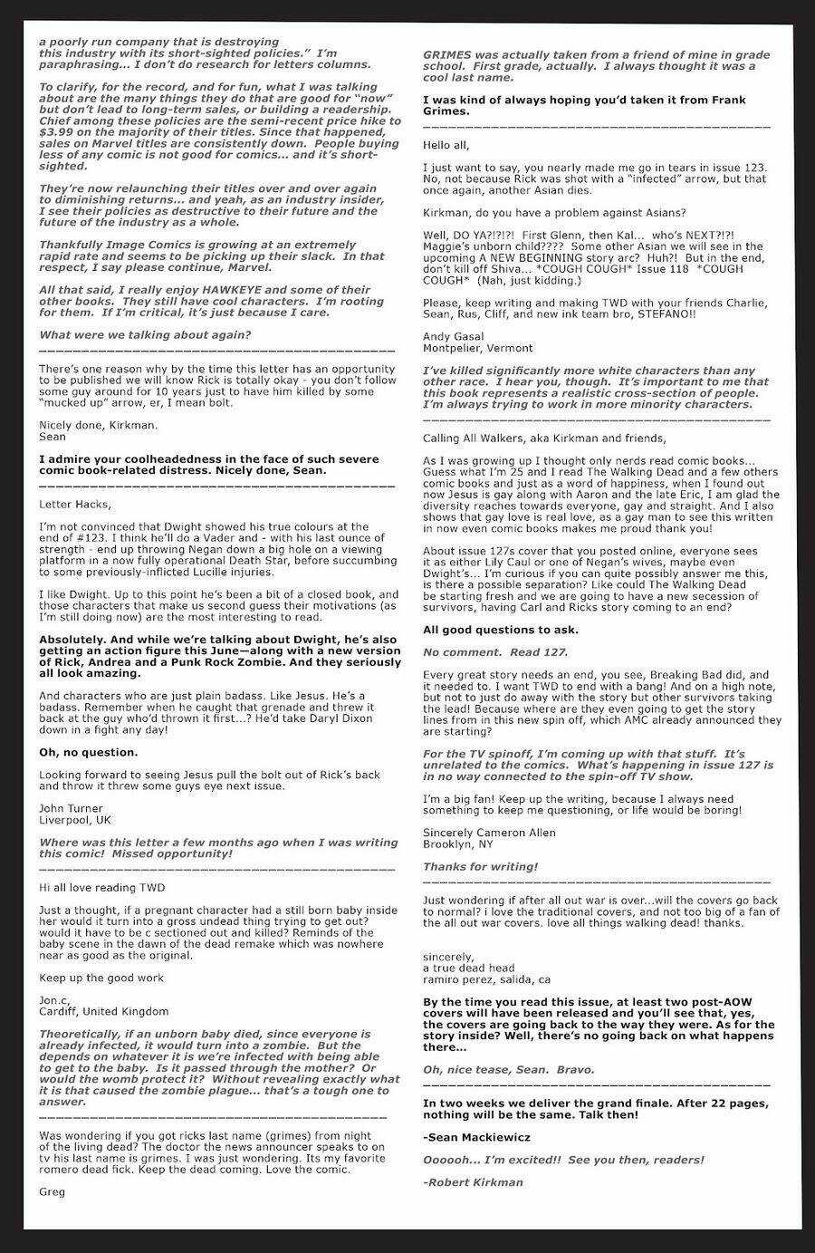 The Walking Dead Chapter 125.5 trang 12