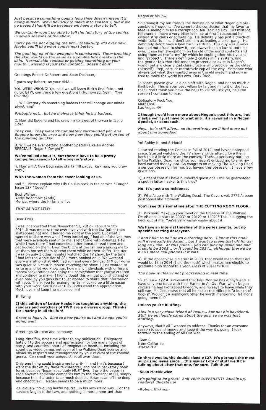 The Walking Dead Chapter 126.5 trang 13