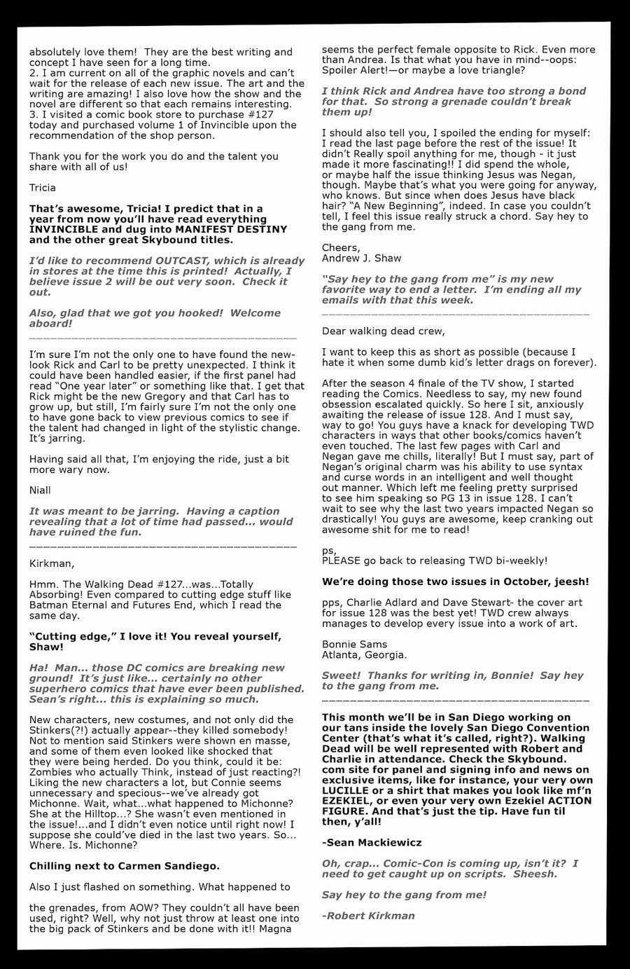 The Walking Dead Chapter 129.5 trang 12