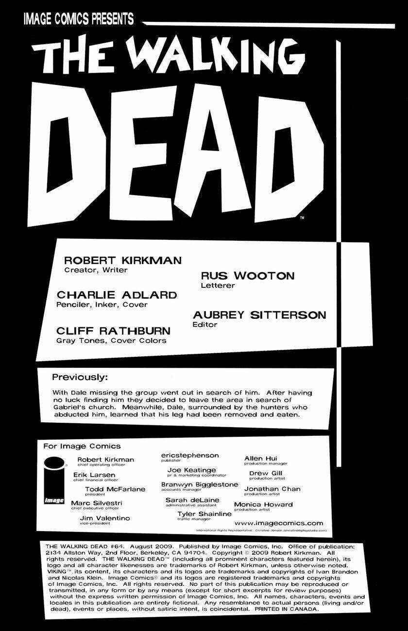 The Walking Dead Chapter 64 trang 3