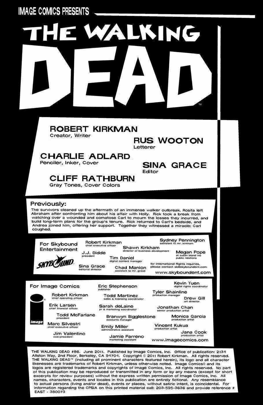 The Walking Dead Chapter 86 trang 3