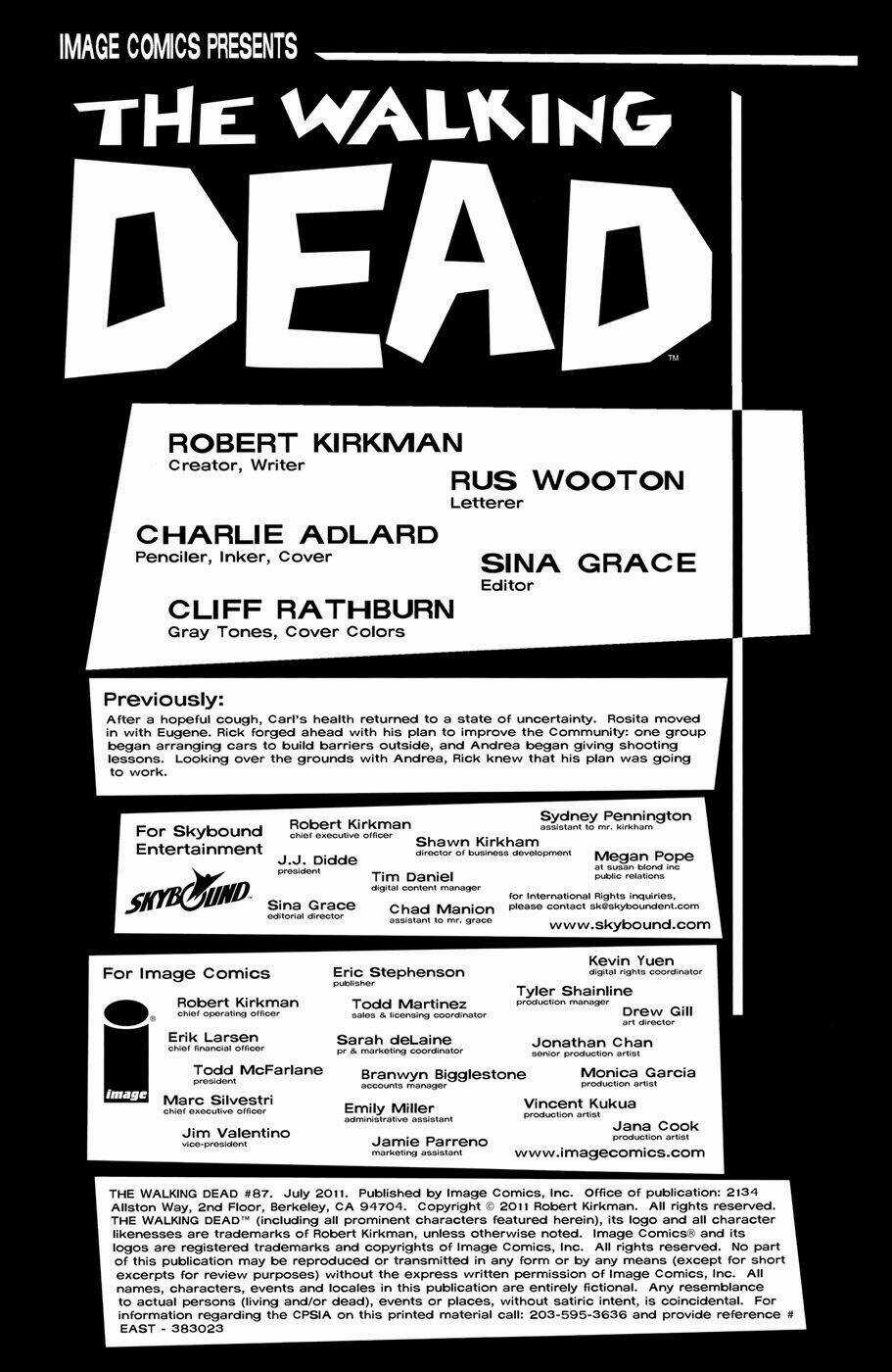 The Walking Dead Chapter 87 trang 3