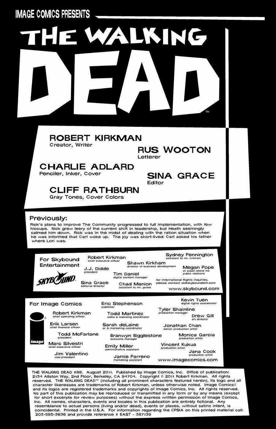 The Walking Dead Chapter 88 trang 3