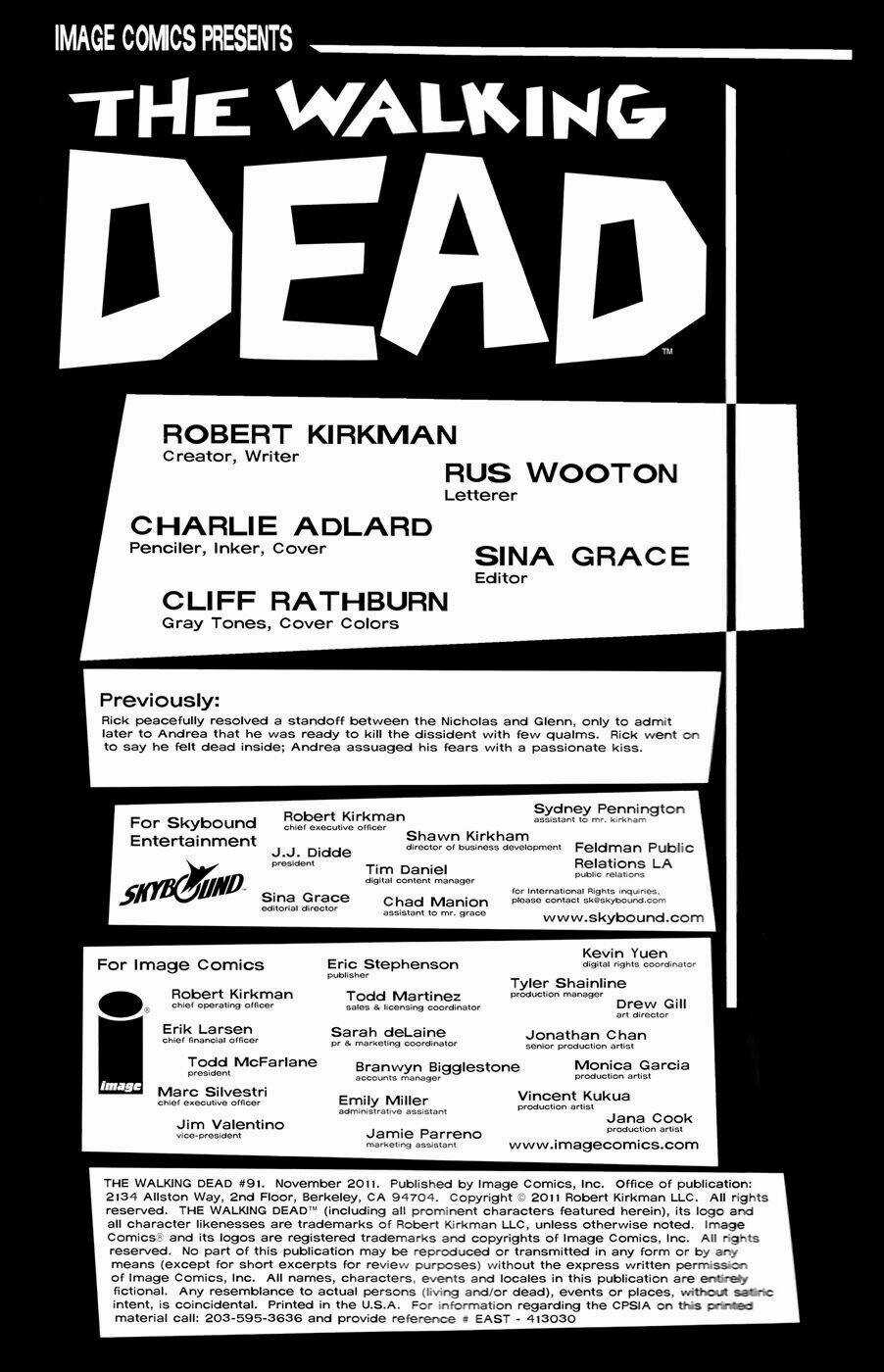 The Walking Dead Chapter 91 trang 3