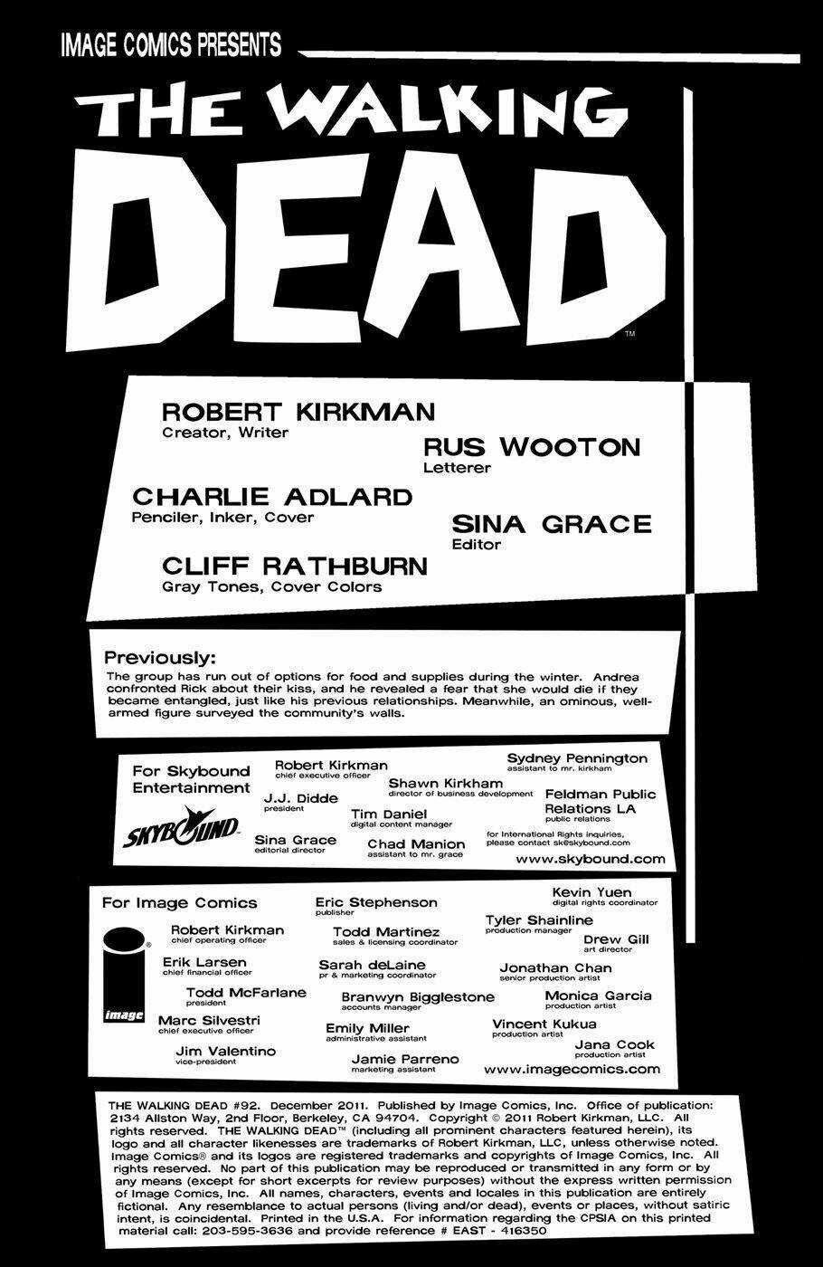 The Walking Dead Chapter 92 trang 3