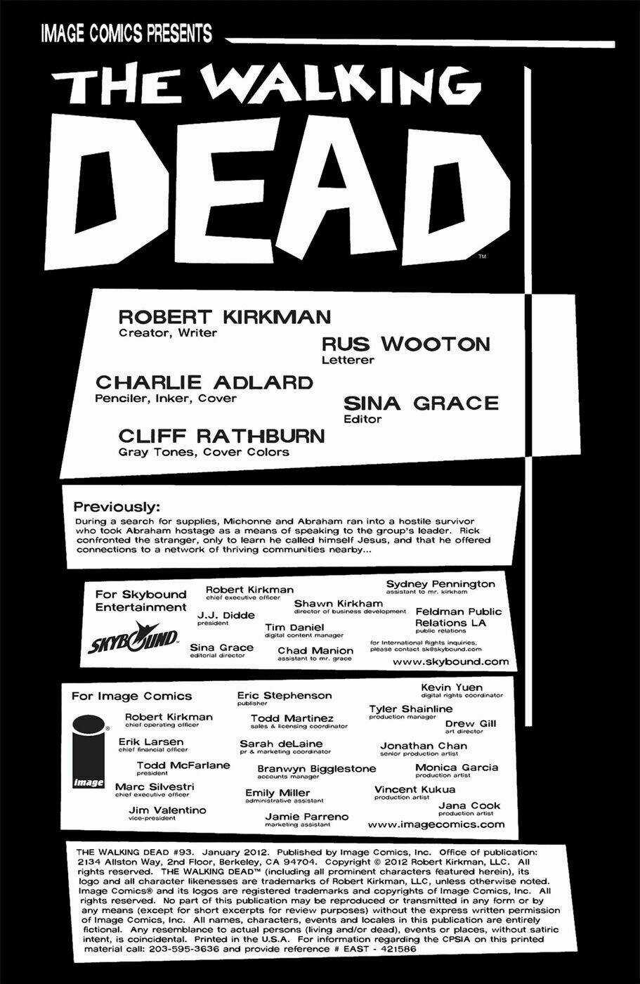 The Walking Dead Chapter 93 trang 3