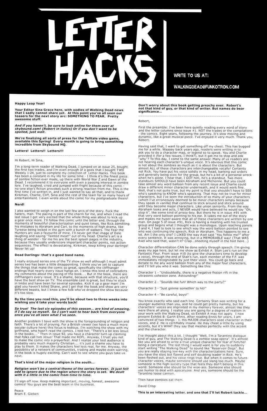 The Walking Dead Chapter 94 trang 26