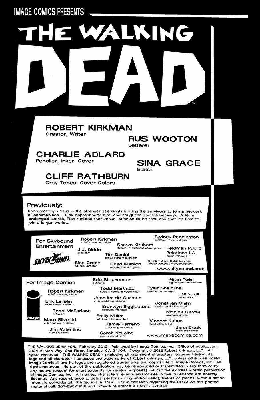 The Walking Dead Chapter 94 trang 3