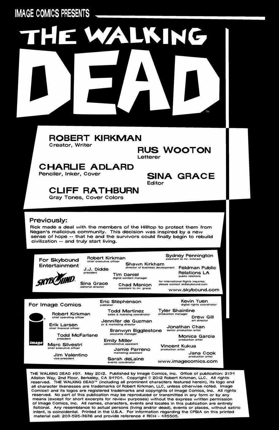 The Walking Dead Chapter 97 trang 3