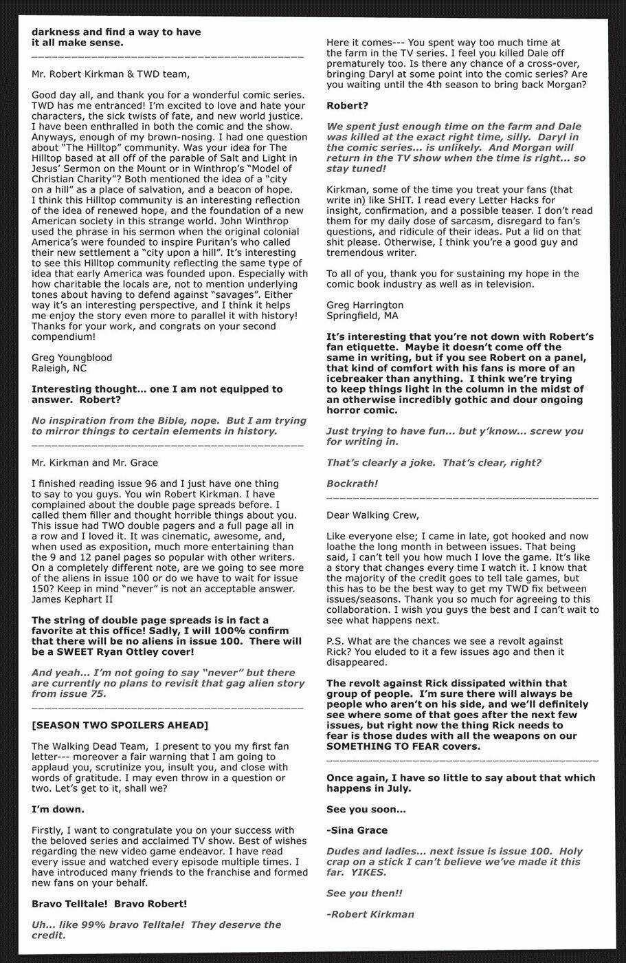 The Walking Dead Chapter 99 trang 26