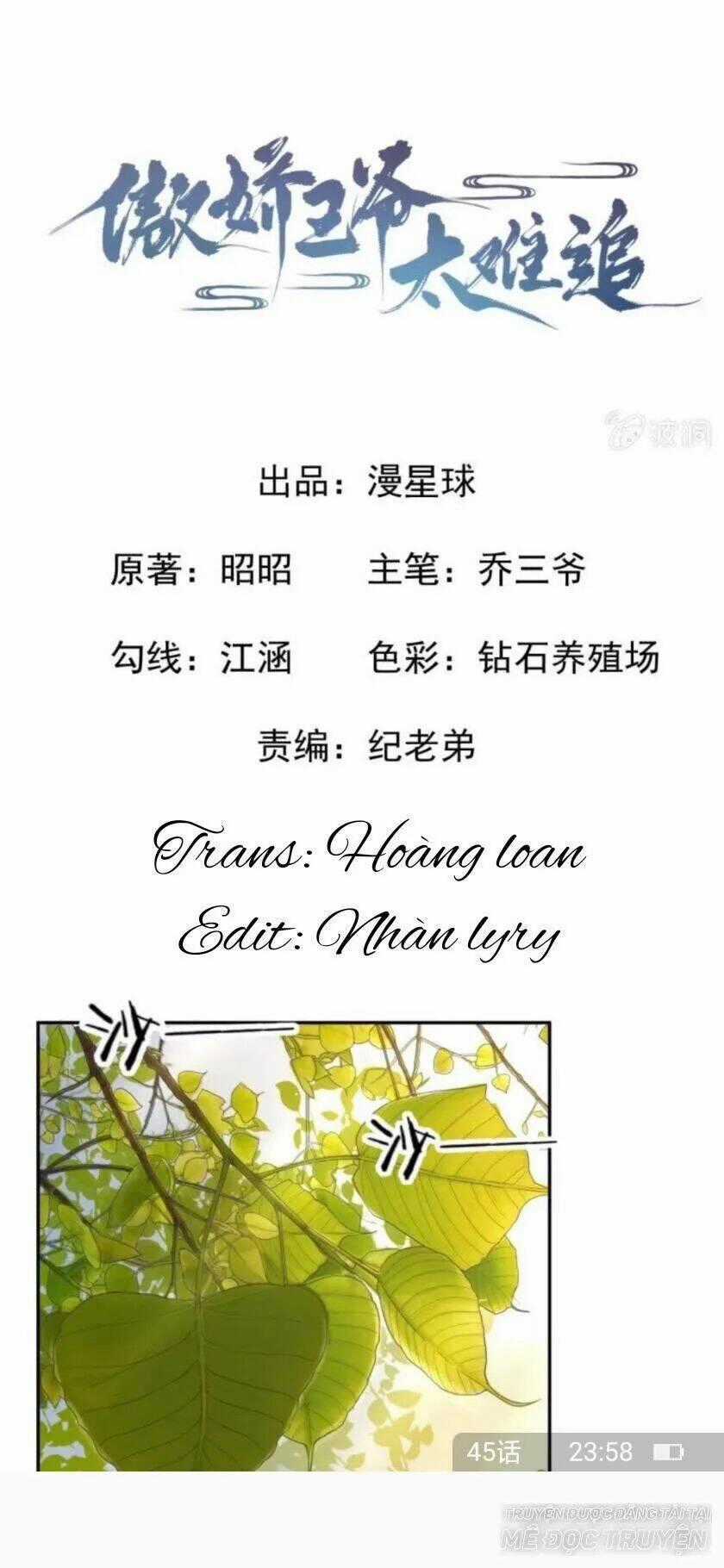 Theo Đuổi Hoàng Tử Quá Khó A~ Chapter 46 trang 0