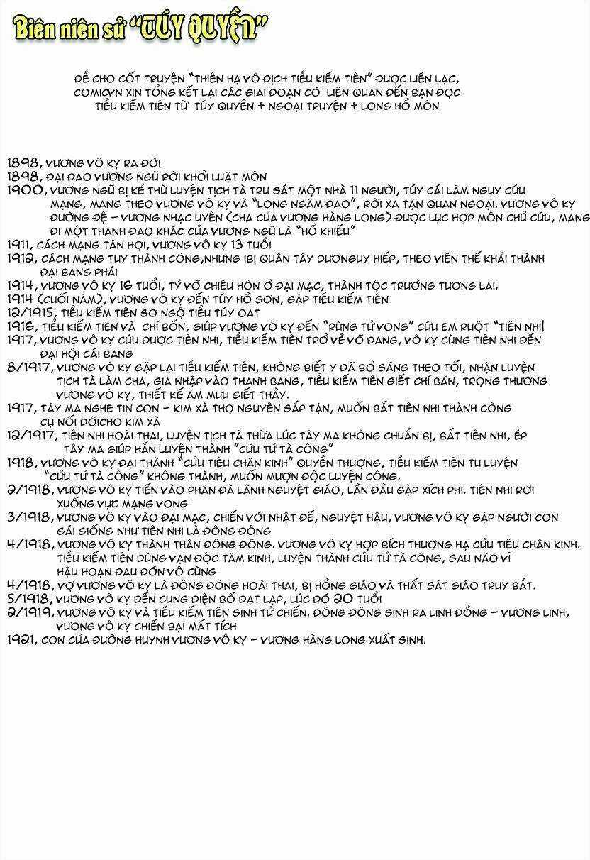 Thiên Hạ Vô Địch Tiểu Kiếm Tiên Chapter 1 trang 2